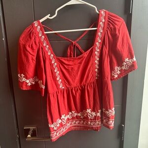 Old navy red top